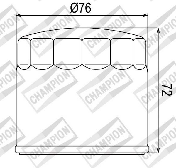 Filter ulja CHAMPION COF053 100609105