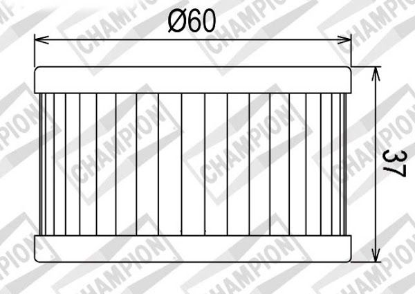 Filter ulja CHAMPION COF037 100609655