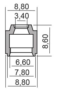 Oil seal RMS 100669270 valve stem