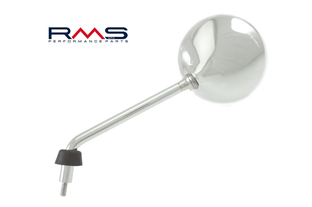 Uzvratni retrovizor RMS 122761170 left chrom for PIAGGIO/VESPA LX 125 2009-2013, PIAGGIO/VESPA LX 50 2009-2013