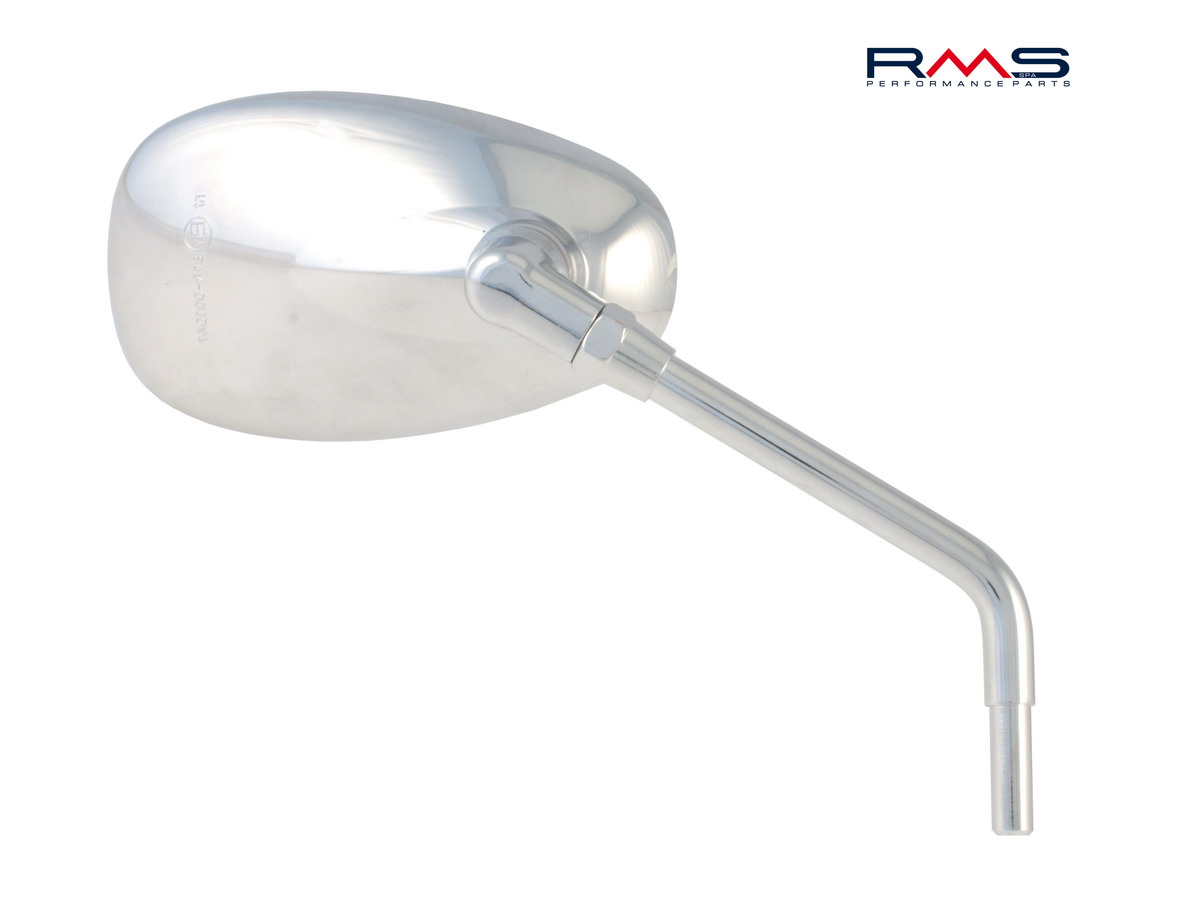 Uzvratni retrovizor RMS 122770740 right chrom for PIAGGIO/VESPA Beverly 500 2007-2011, PIAGGIO/VESPA Beverly 250 2007-2009