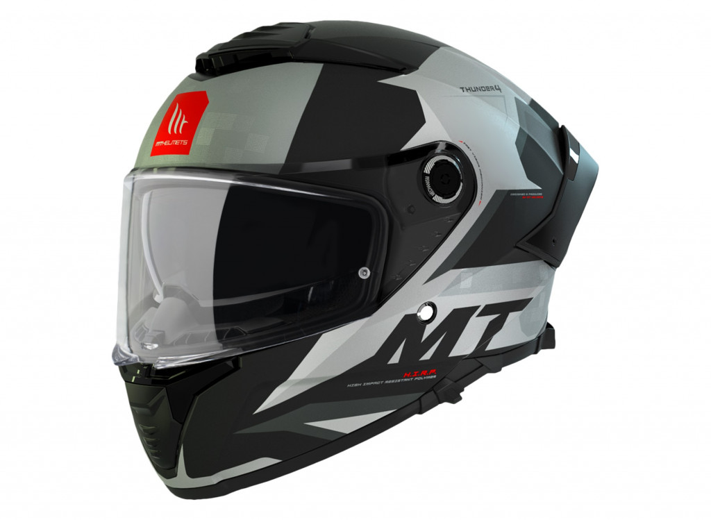 Full face helmet MT Helmets THUNDER 4 SV EXEO C2 GLOSS PEARL TITANIUM 3XL