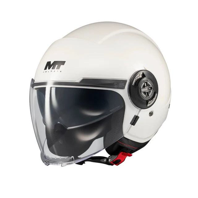 Open face helmet MT Helmets VIALE SV S PURE A0 GLOSS XXS