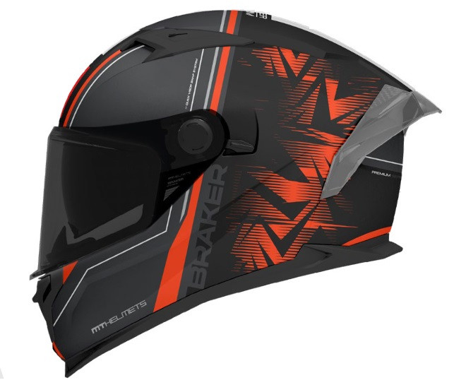 Full face helmet MT Helmets BRAKER SV CHARM B4 MATT XS