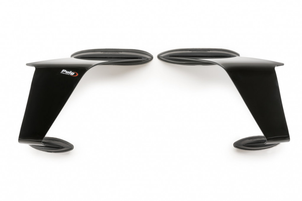 Side spoilers PUIG DOWNFORCE 20543N Crni