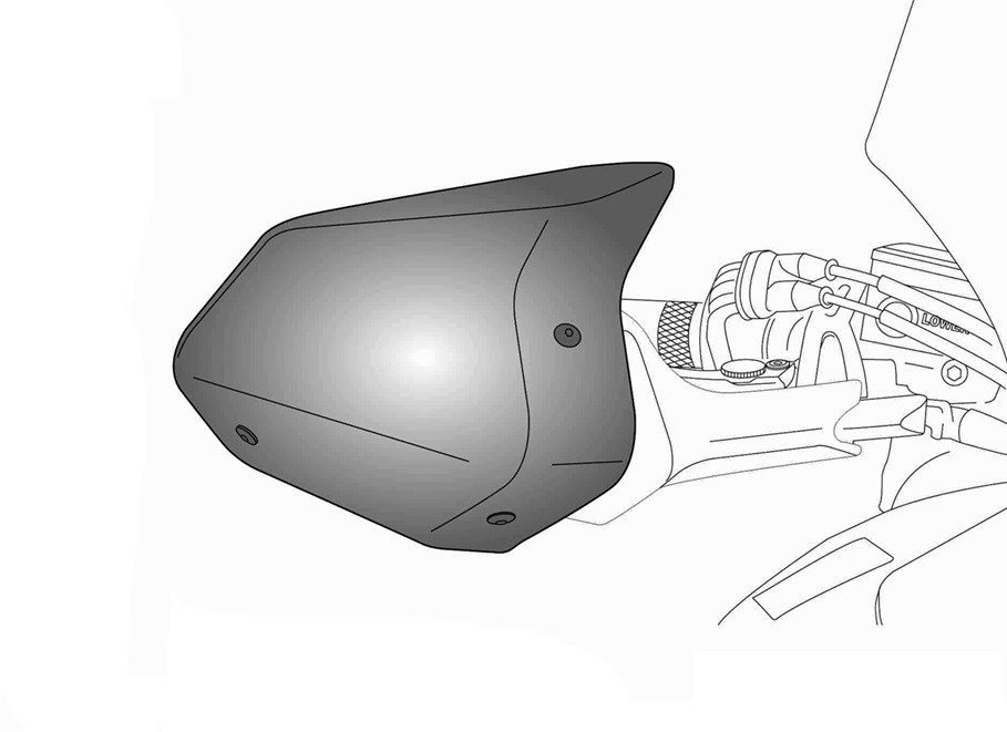 Handguards PUIG EXTENSION 21898H smoke