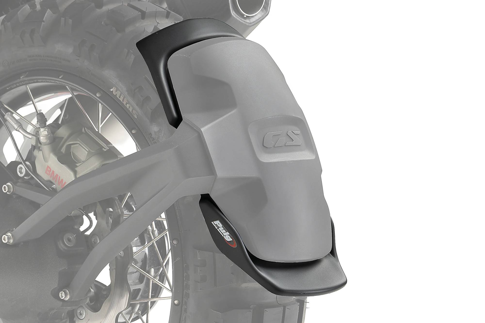 Rear fender extension PUIG 22925N Crni for BMW R 1300 GS 2023-2026