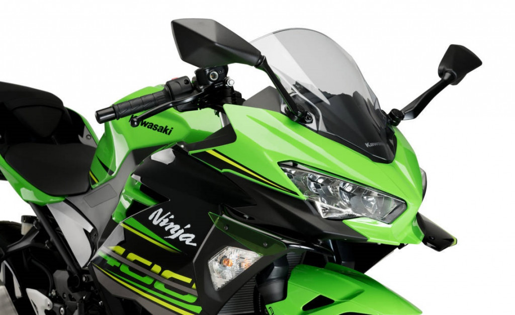 Side spoilers PUIG DOWNFORCE 3172V green