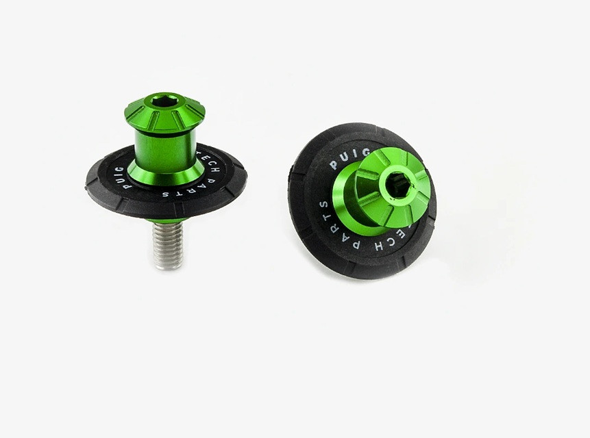 Spools PUIG PRO 9259V green M8 for KAWASAKI Z 900 2017-2026