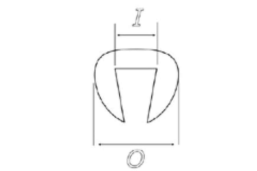 Edge trim PUIG 0088N Crni nt:((O x I: 9 x 7))