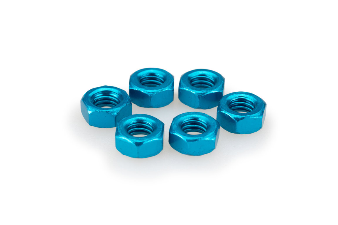 Nuts PUIG ANODIZED 0764A plavi M6 (6pcs)