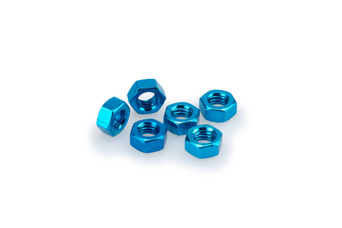 Nuts PUIG ANODIZED 0863A plavi M8 (6pcs)