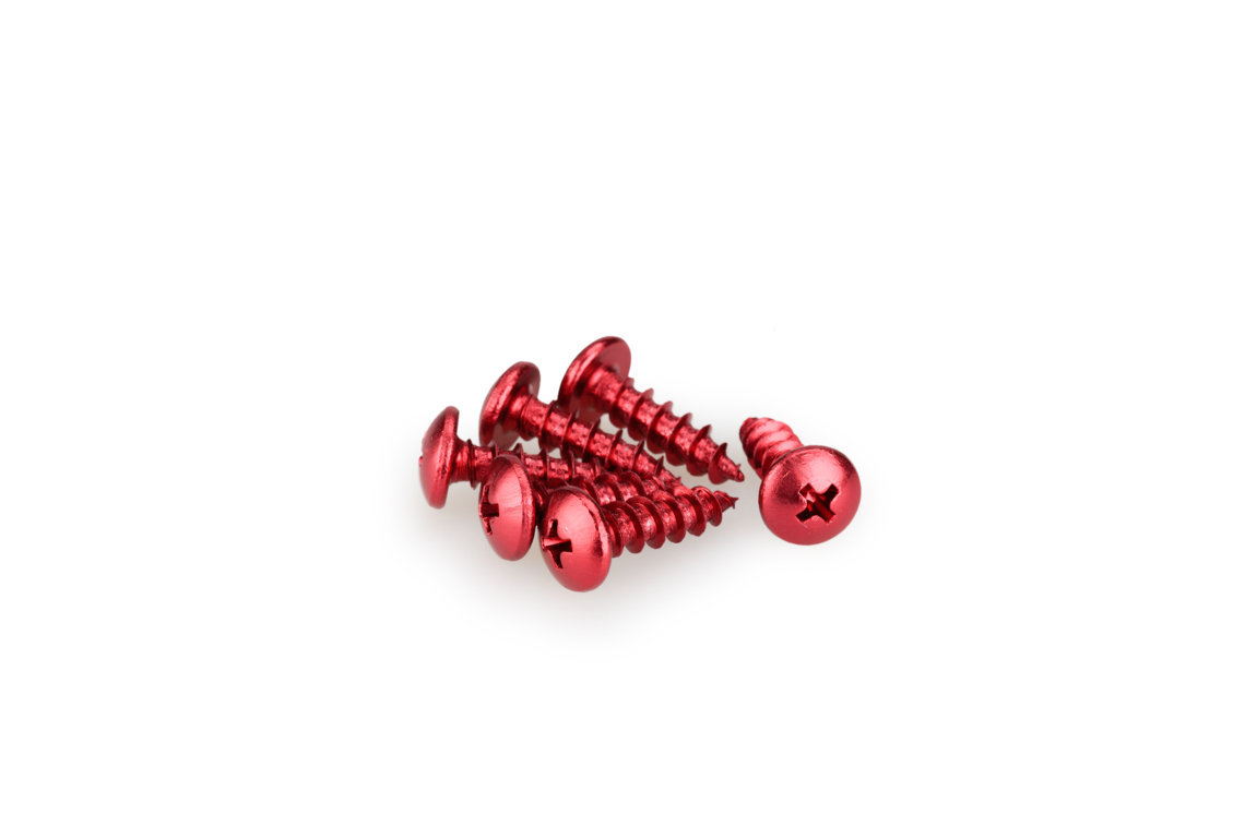 Screws PUIG ANODIZED 2542R crven M6 x 20mm (6pcs)