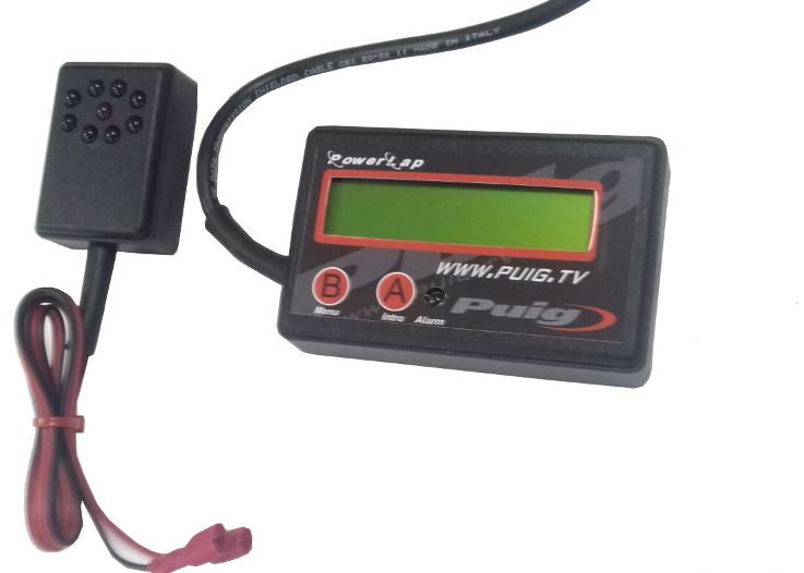 Lap timer PUIG 5832N Crni