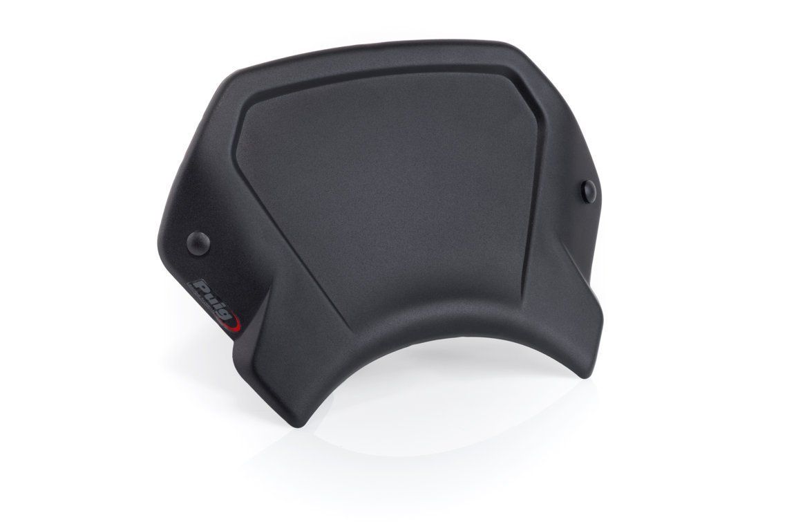 Windshield PUIG FRONTAL PLATE 9802N Crni