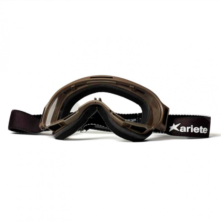Goggles ARIETE WABI 14980-SSM clear lens Sand / Brown