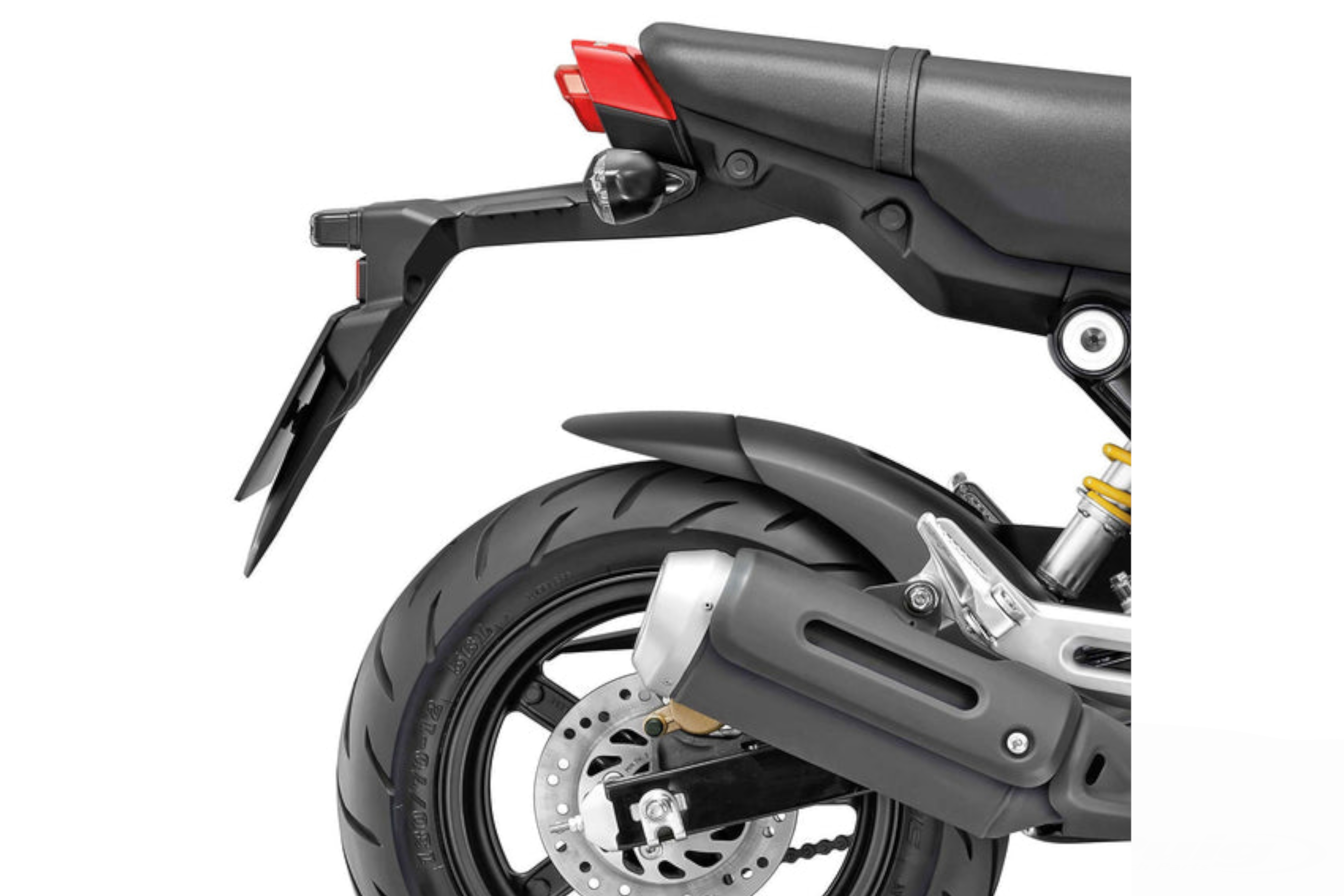 Rear fender extension PUIG 21156J matt black for HONDA MSX 125 / Grom 125 2021-2025