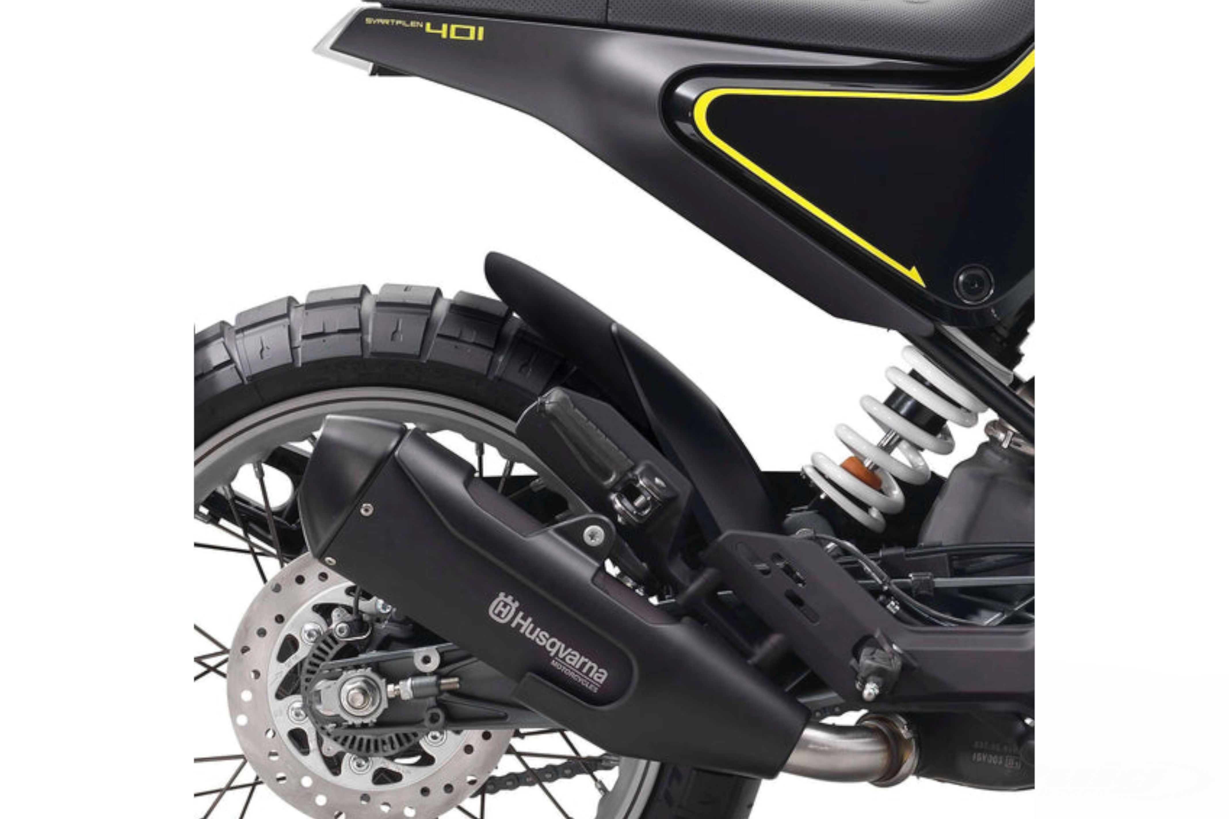 Rear fender extension PUIG 21157J matt black for HUSQVARNA Svartpilen 701 2019-2021, HUSQVARNA Vitpilen 701 2017-2021
