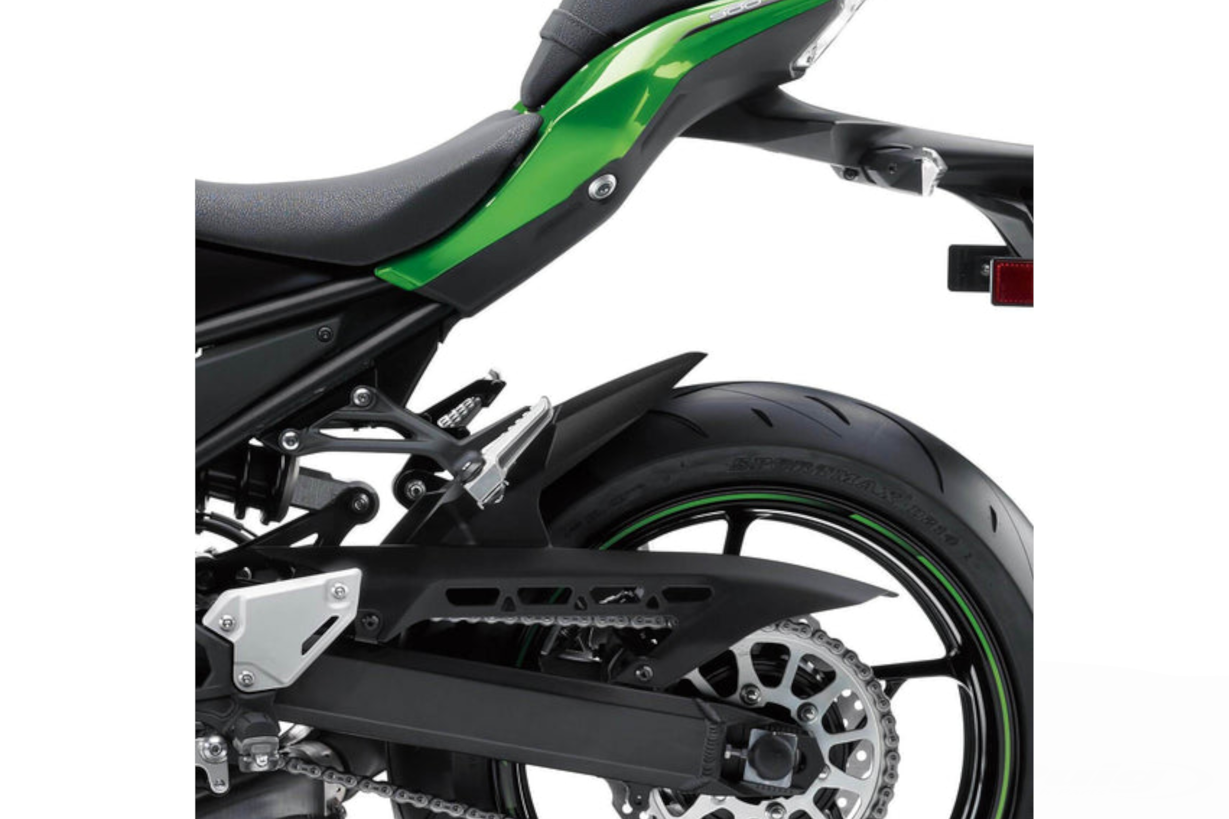 Rear fender extension PUIG 21159J matt black for KAWASAKI Z 1000 H2 / H2 SE 2020-2022