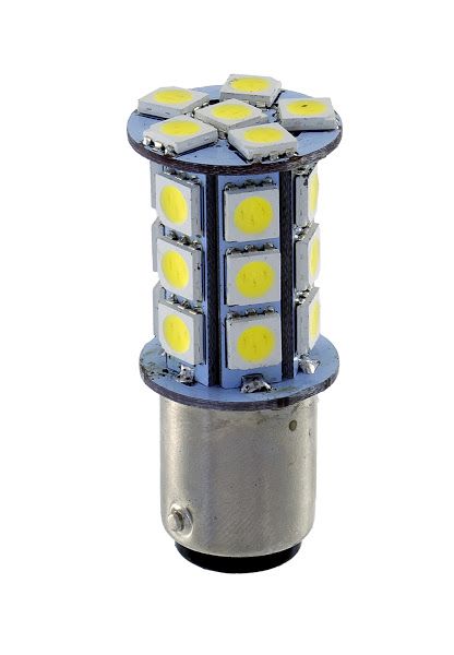 LED lamp RMS BA15D 246510895 410 lumen crven