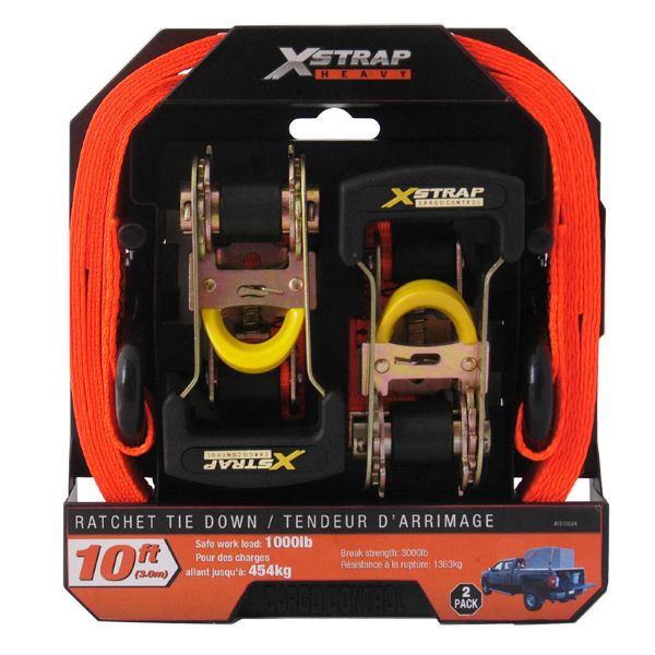 Ratchet tie down set RMS 267002020 big (max. load 454 kg)
