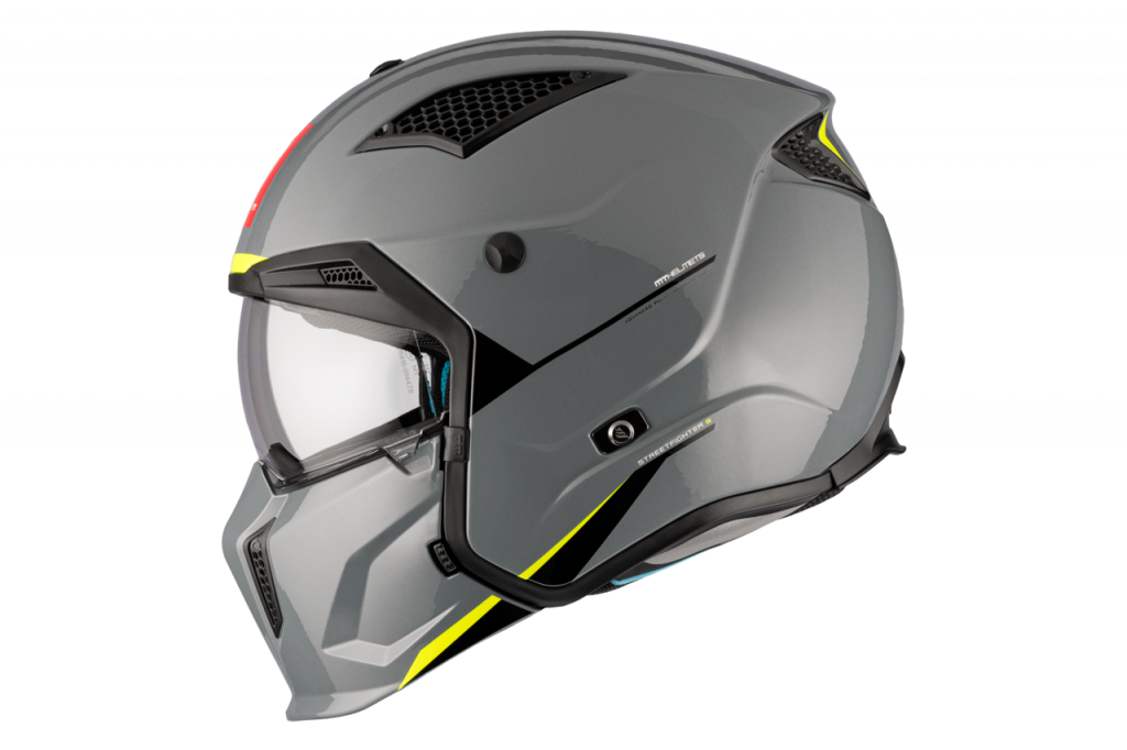 Helmet MT Helmets STREETFIGHTER SV S SOLID A22 GLOSS GREY XS