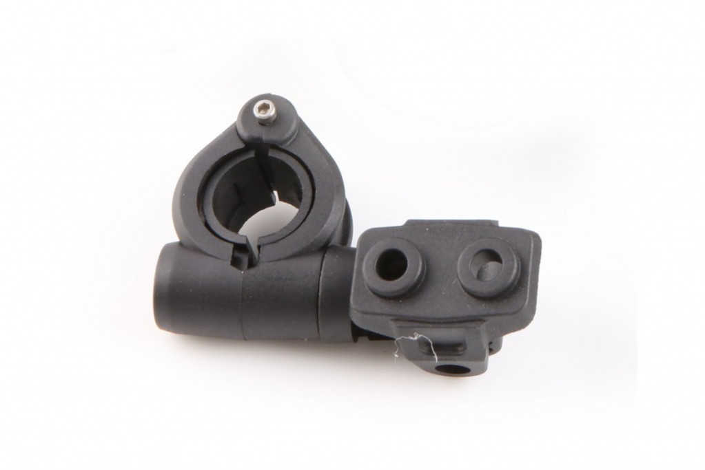 Clamp + Support for auxiliary lights PUIG 3635N Crni