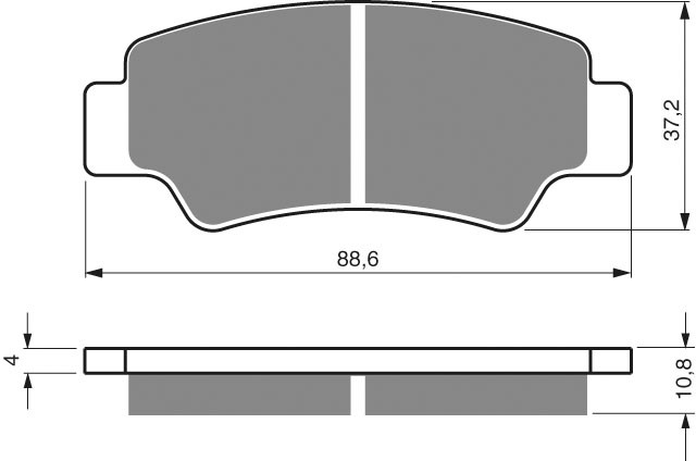 Disk pločice GOLDFREN 390 S33 STREET FRONT