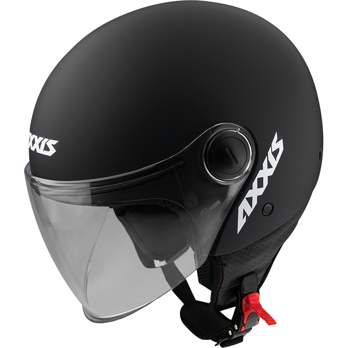 JET helmet AXXIS SQUARE solid black matt XS