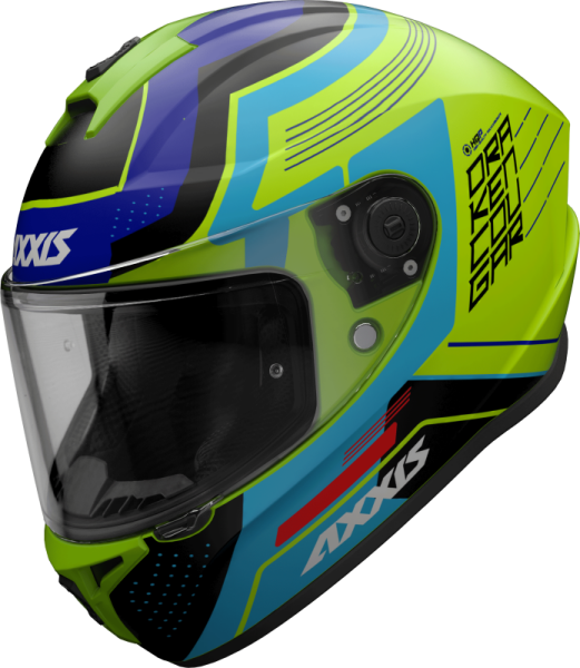 FULL FACE helmet AXXIS DRAKEN S cougar matt fluor yellow XS
