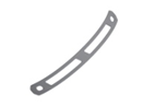 Narrow band with holes for rivets MIVV STRONGER 50.73.429.1 Stainless Steel