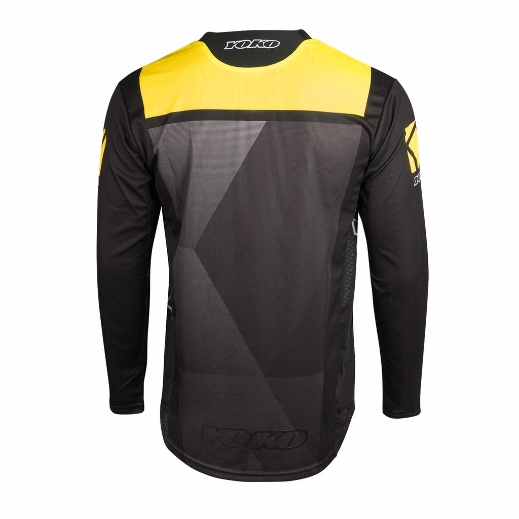 MX jersey YOKO KISA black / yellow M