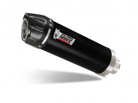Cijeli ispušni sustav 1x1 MIVV GP KT.009.LXBC Black with carbon cap for KTM Duke 125 2011-2016, KTM Duke 200 2012-2014