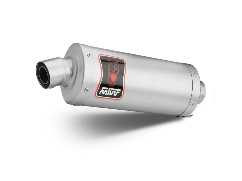 Silencer MIVV DAKAR MM.001.LDKX Stainless Steel for MOTO MORINI X-Cape 650 2021-2024