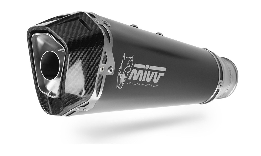 Full exhaust system 3x1 MIVV DELTA RACE Y.082.KDRB Crni