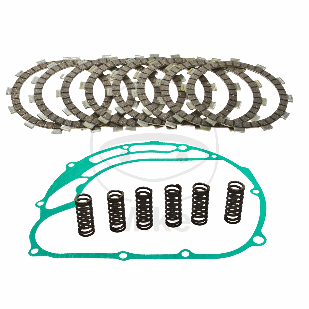 Clutch repair kit EBC 9 509 100 350 218 Including gasket springs fibres