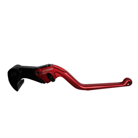 Brake lever ACCOSSATO EDR015 fixed CNC-worked aluminium, red