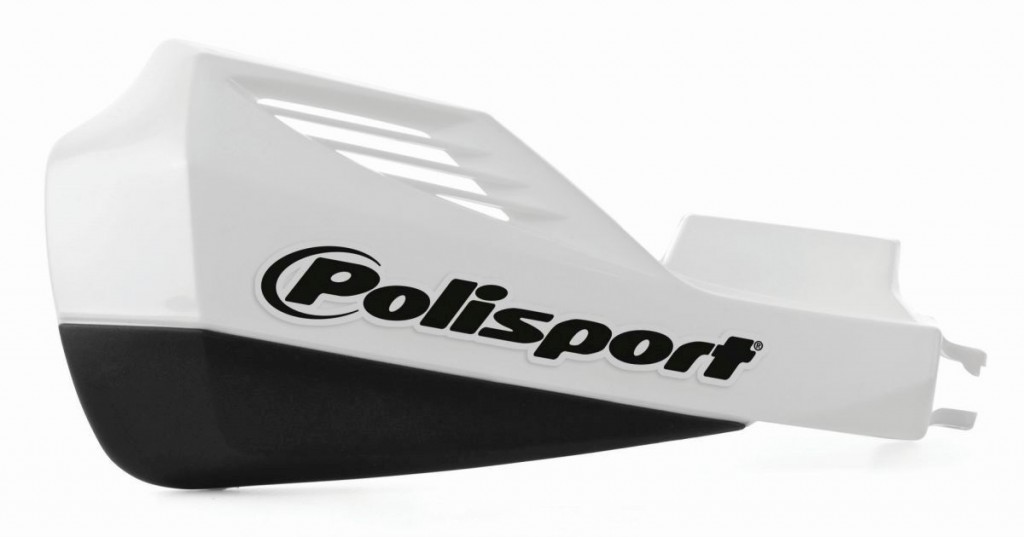 Handguard POLISPORT MX ROCKS 8306400043 with lever mounting system white