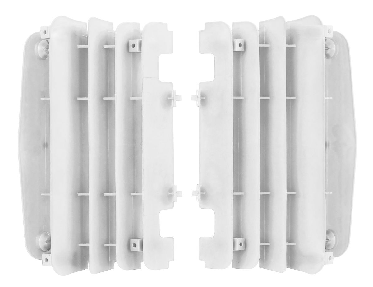 Radiator louvers POLISPORT 8455600001 white for YAMAHA YZ 450 F 2010-2013