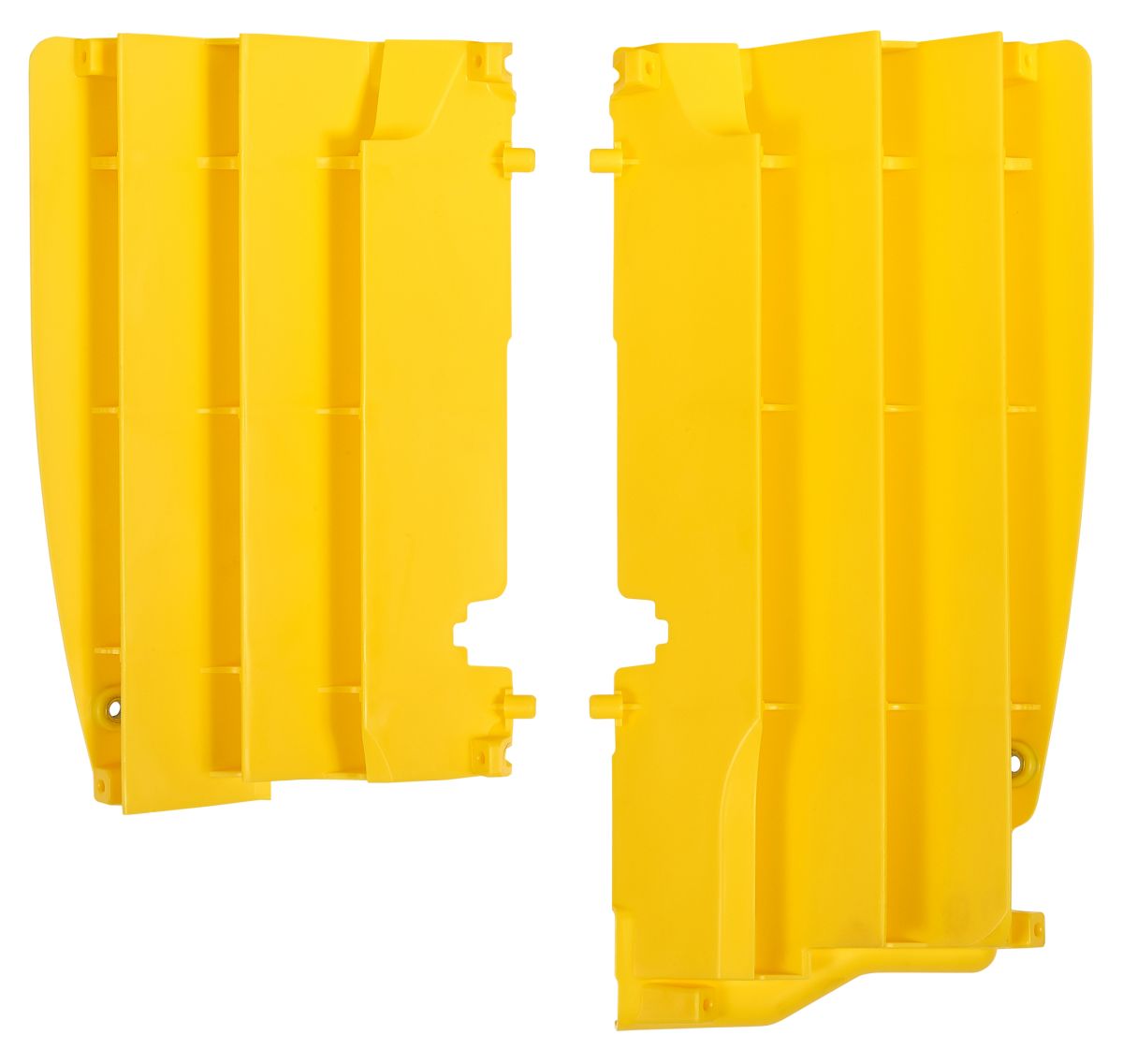 Radiator louvers POLISPORT 8456200002 yellow RM 05 for SUZUKI RM-Z 450 2008-2017