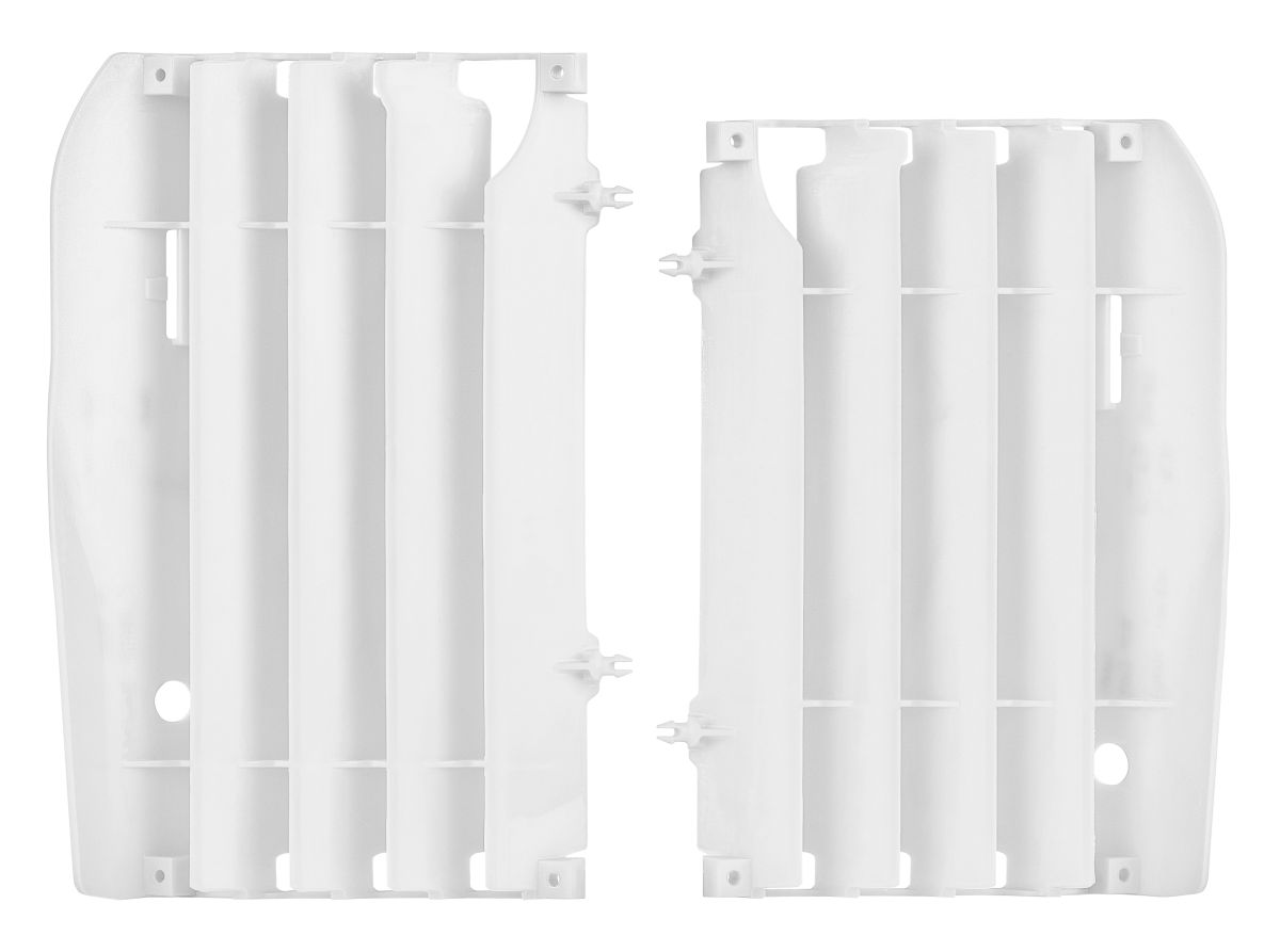 Radiator louvers POLISPORT 8456400001 white for HONDA CRF 450 R 2009-2012