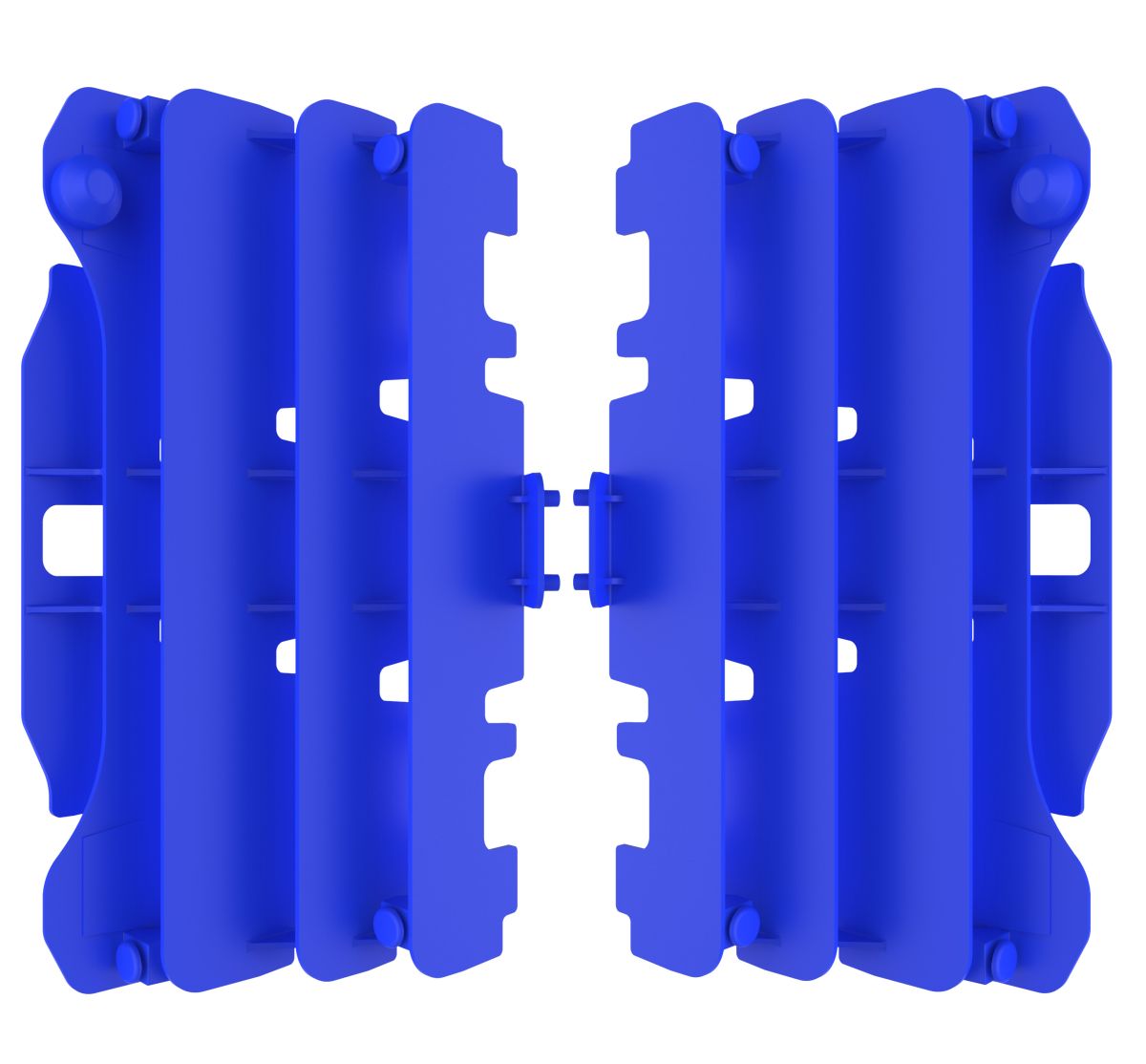 Radiator louvers POLISPORT 8458100002 blue Yam 98 for YAMAHA YZ 250 F 2007-2009, YAMAHA YZ 450 F 2007-2009