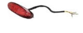 Tail Light for rear fender POLISPORT RSP LED 2.0 8678100020 Crven
