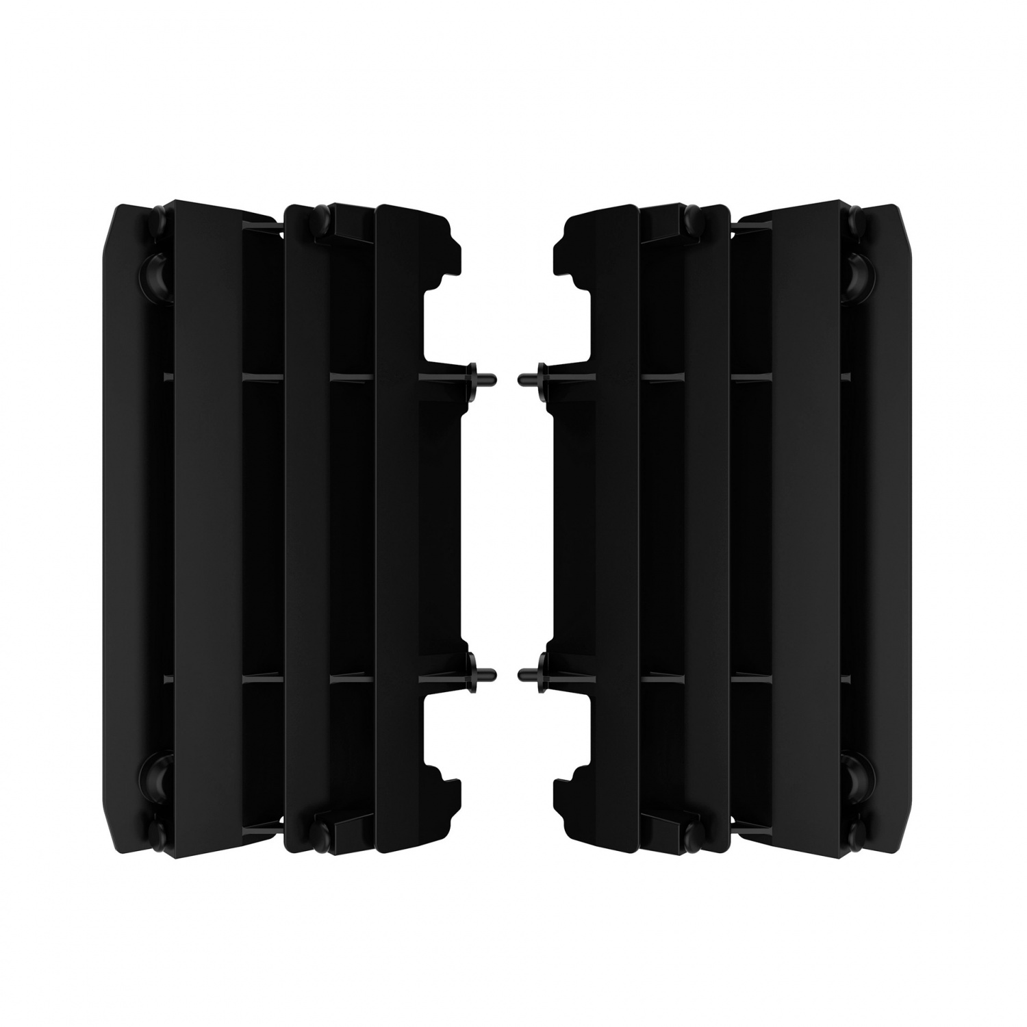 Radiator louvers POLISPORT PERFORMANCE 8985500003 Crni for YAMAHA YZ 125 2005-2021, YAMAHA YZ 250 2005-2021