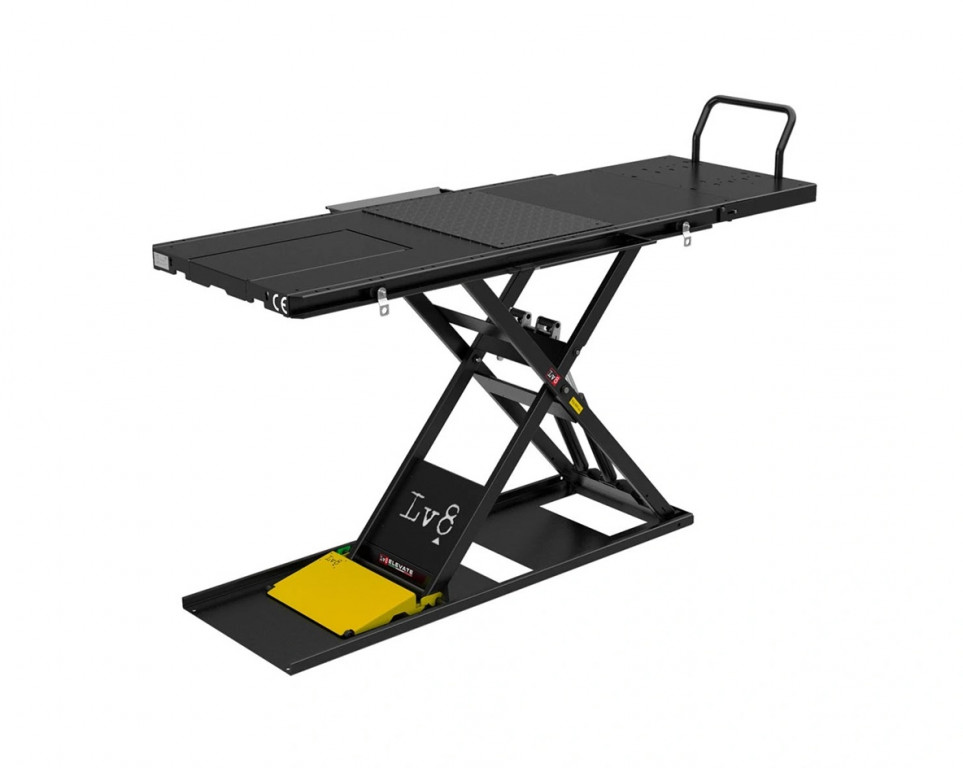 Motorcycle lift LV8 NANO 600 SPLIT EN600HGSFE.Y with electro-hydraulic unit yellow