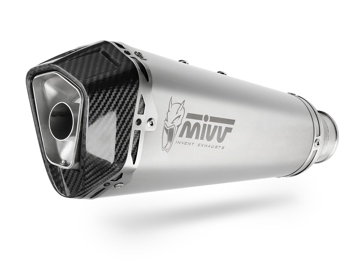 Silencer MIVV DELTA RACE KT.018.LDRX Stainless Steel / Carbon Cap for KTM Super Duke 1290 GT 2016-2024, KTM Super Duke 1390 GT 2016-2024