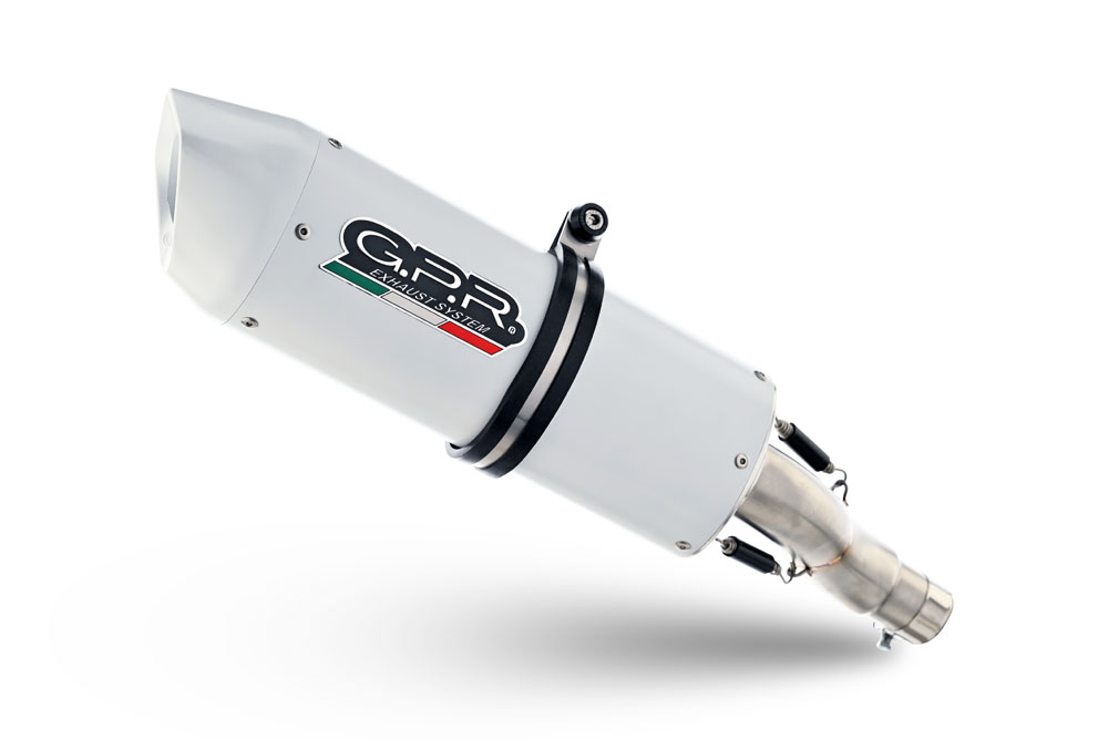 Slip-on exhaust GPR ALBUS EVO4 H.269.ALBE4 White glossy