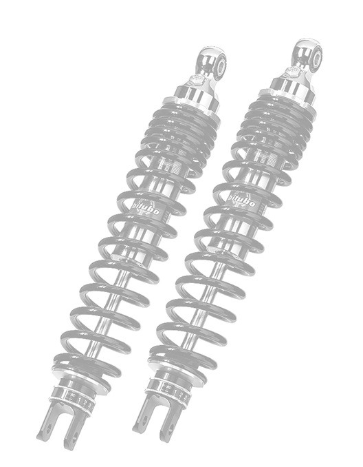 Twinshock BITUBO WGE0 adjustable: spring preload, rebound red spring for KYMCO Xciting 500 2005-2009