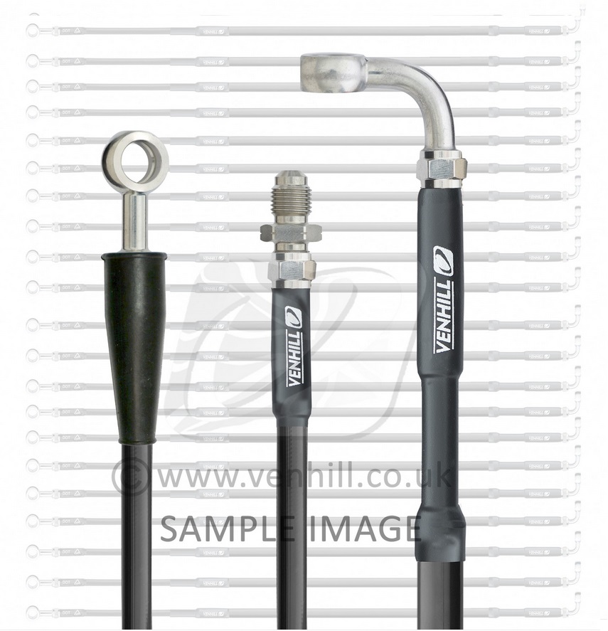 Front brake hose Venhill M05-1-103/P-BK Crni