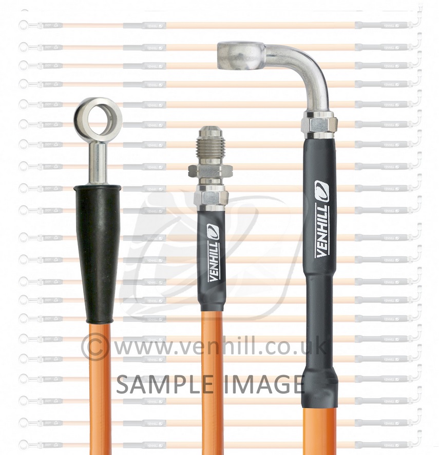 Front brake hose Venhill M05-1-103/P-OR Orange